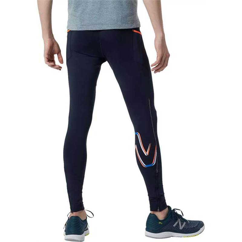 New Balance Mens Printed Impact Run Tights-2